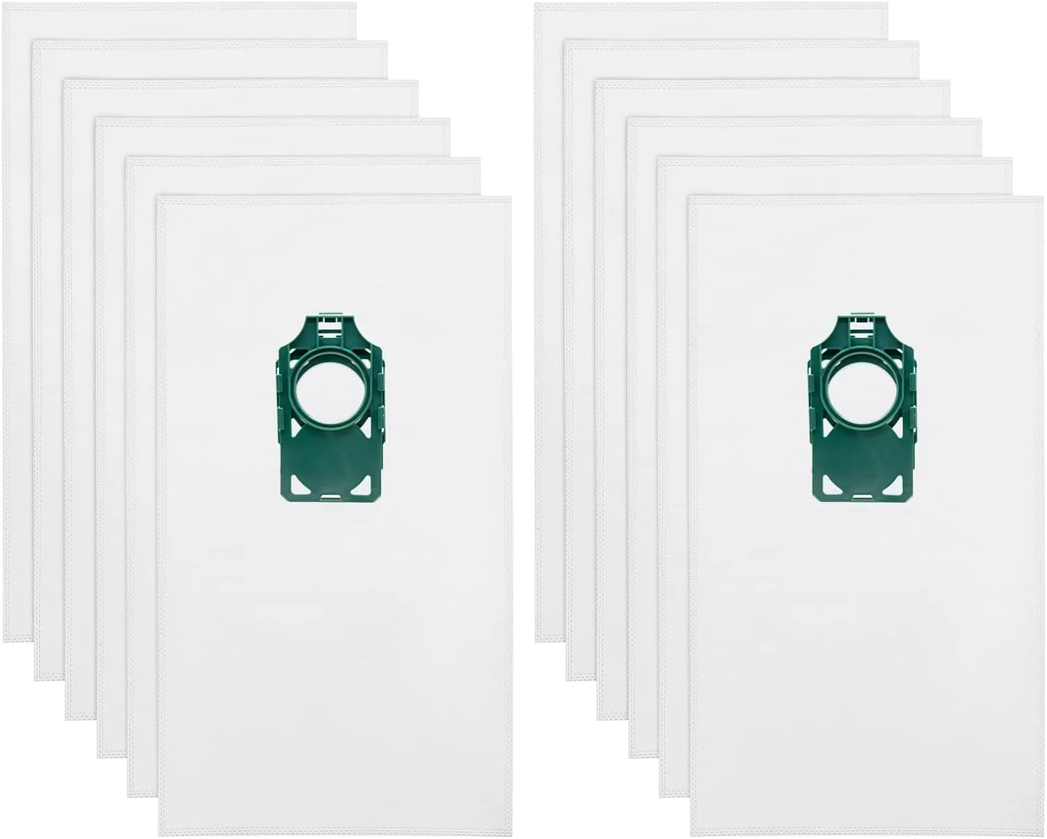 12 Pack RLH-6 Vacuum Bags Replacement for Riccar SupraLite R10S R10P R10CV R10D R10O R10SAND, HEPA Bags for Simplicity Freedom R10S R10D S10P S10SAND Upright Vacuum Cleaner, Replace Part # RLH-6 SLH-6