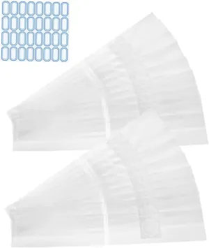 1Set Mushroom Growing Bags for Edible Plant Cultivation Sterilized Grain Bags for Mushroom Fruiting Includes Stickers for Easy Labeling