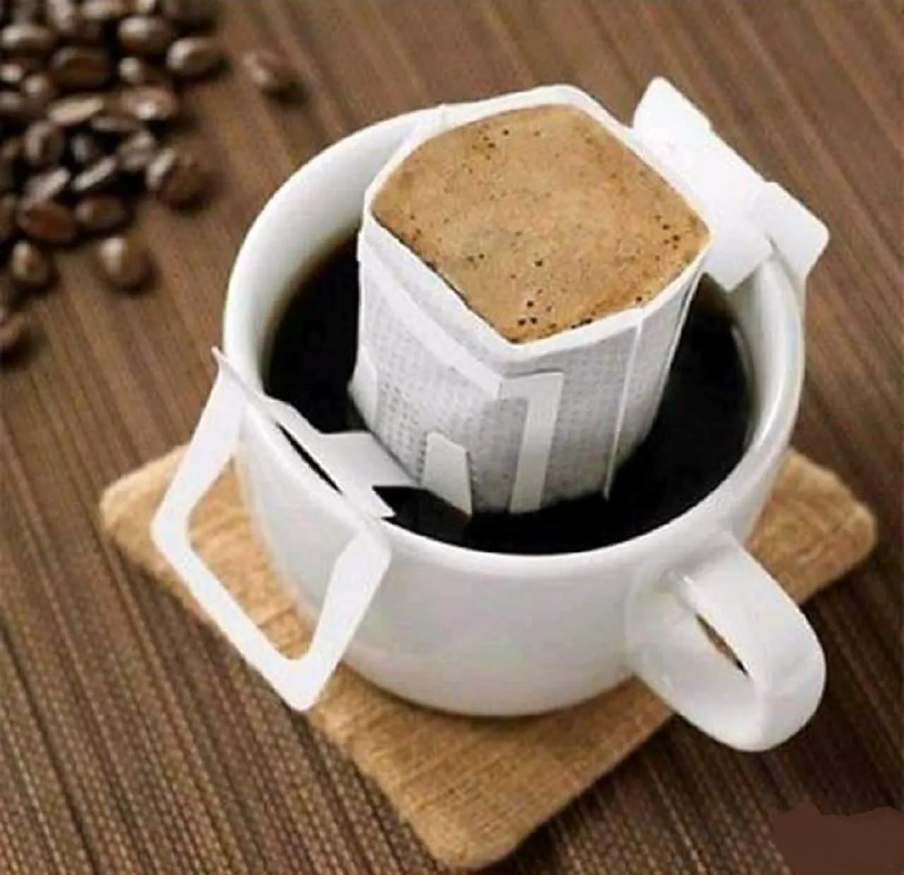 2 Packs - Lee's Coffee Pourover Fresh Ground Parisian Filter Packs - 18 Bags per Box with 2 Boxes per Order