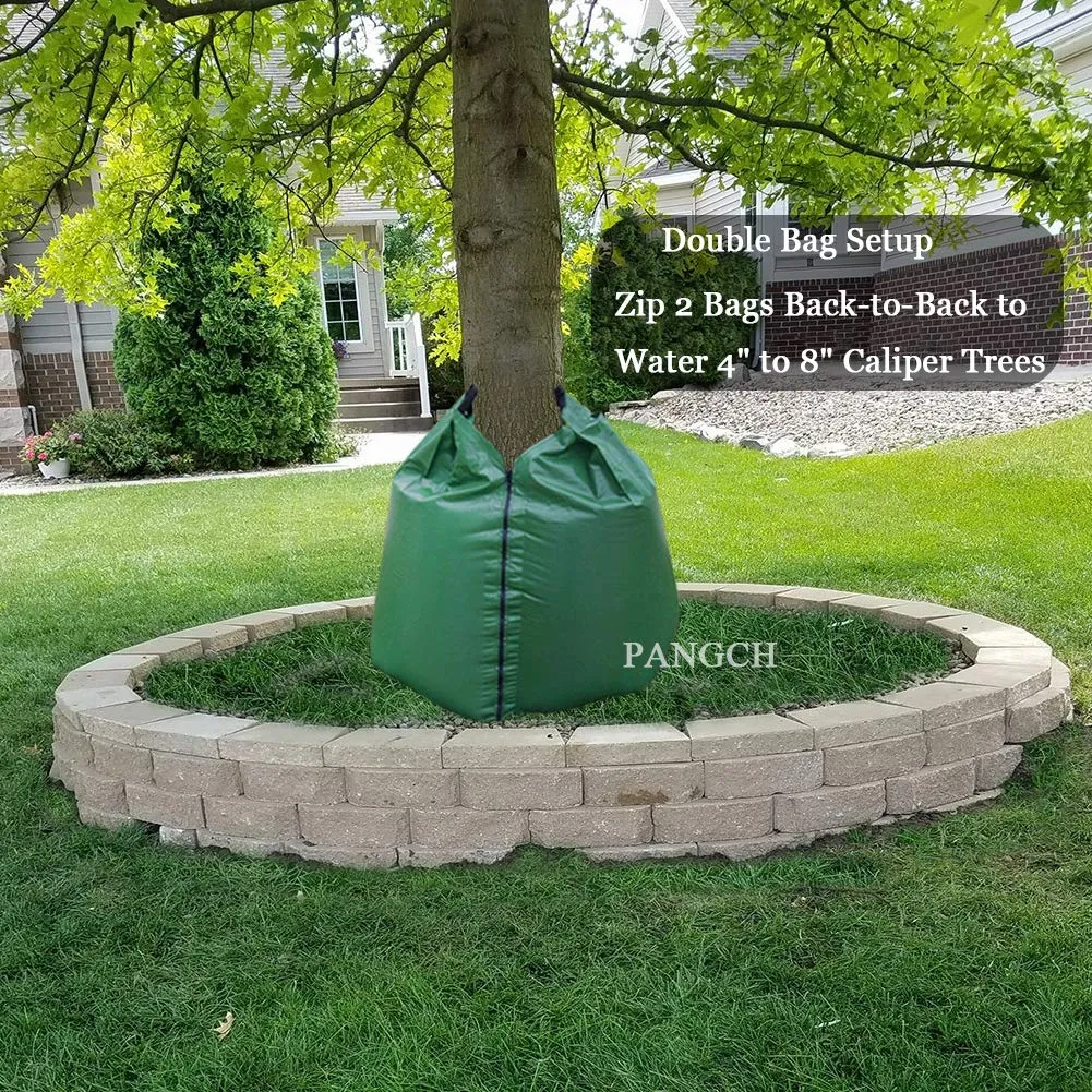 20 Gallon Slow Release Tree Watering Bag - Drip Irrigation Bag for Newly Planted or Established Trees (1 Pack)