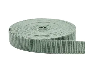 3/4 Inch Foliage Green Polypropylene Webbing - 3/4" Heavy Weight Polypro Strap