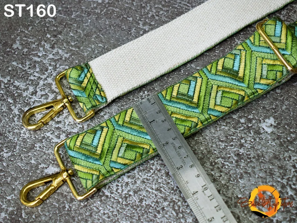 Adjustable Bohemian Sling Bag Strap Purse Strap Embroidered Crossbody Strap for Purses  Replacement Guitar Strap Handbag Strap Gift for Wife