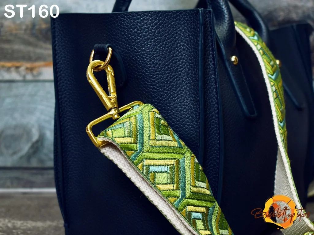 Adjustable Bohemian Sling Bag Strap Purse Strap Embroidered Crossbody Strap for Purses  Replacement Guitar Strap Handbag Strap Gift for Wife