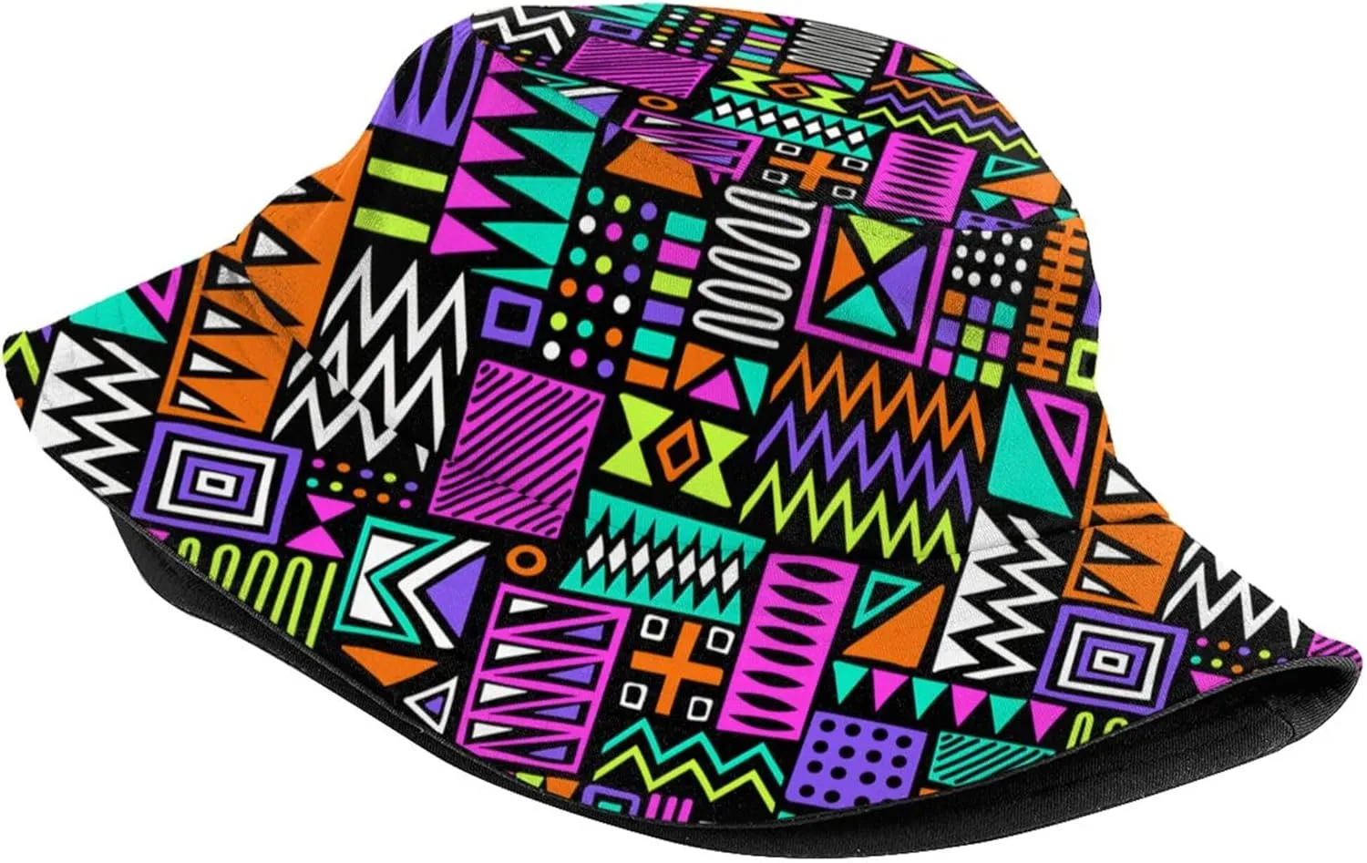 African Bucket Hat for Men Women African Ethnic Tribal Style Fisherman Hat Fashion Summer Sun Caps