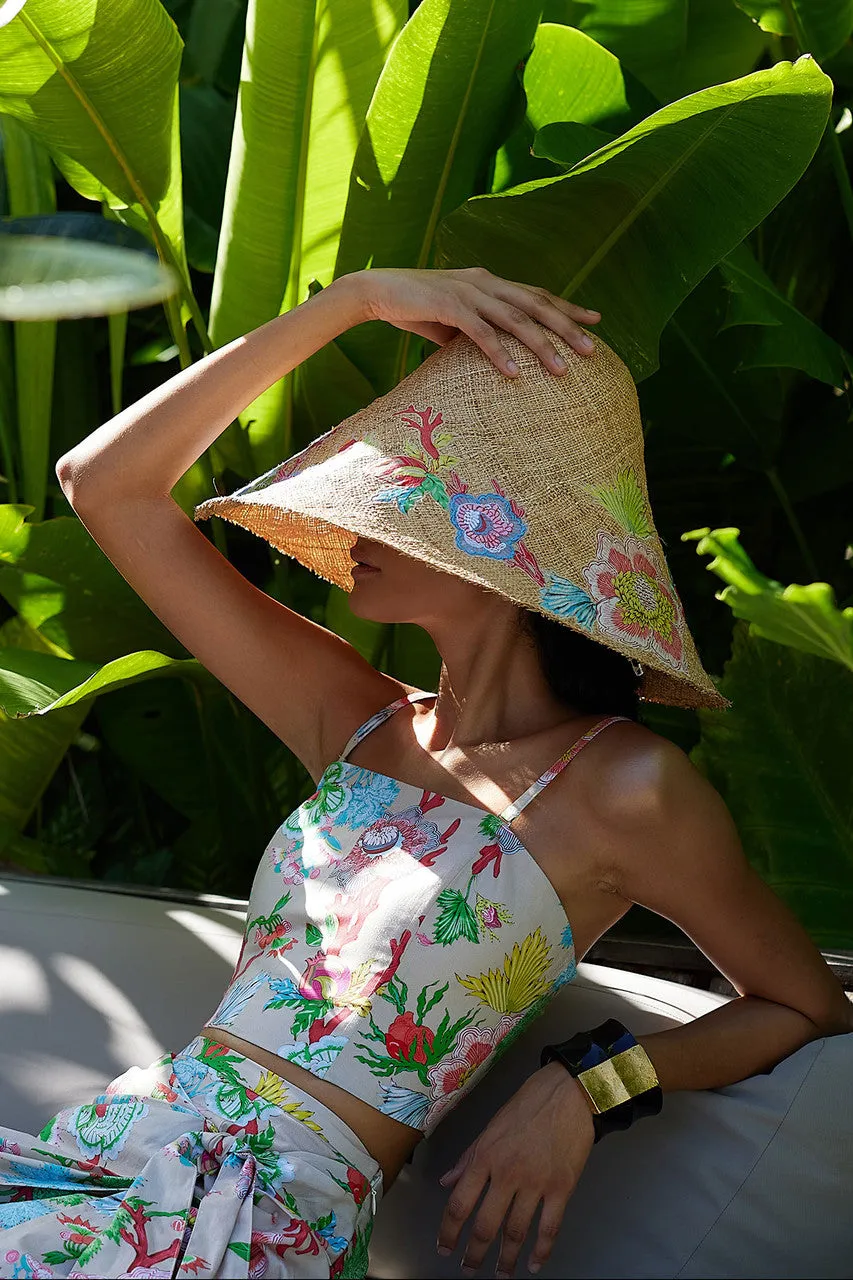 Amanpulo Cotton Poplin Bustier