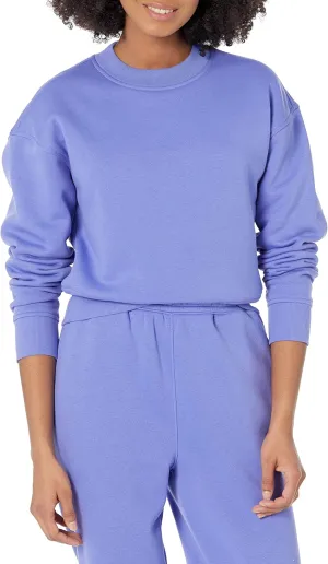 Amazon Essentials Women's Cropped Drop Shoulder Sweatshirt (Available in Plus Size)
