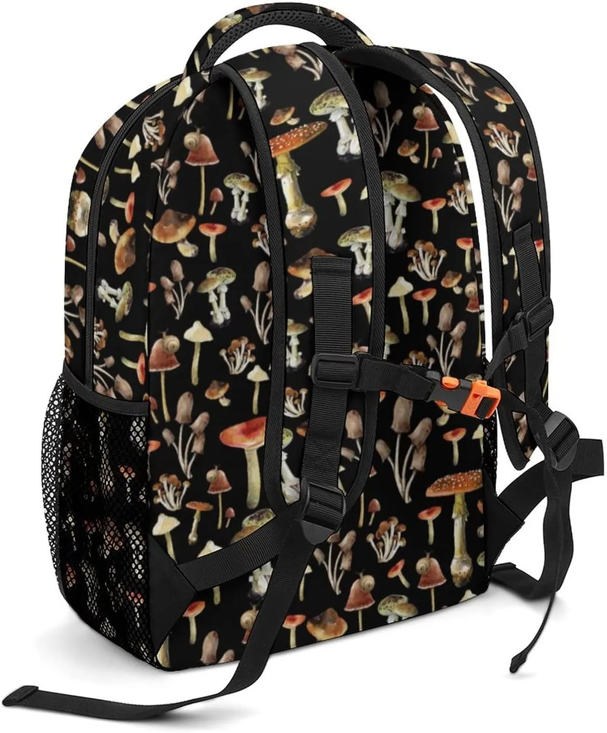 Aparajita Vintage Mushroom Collage School Backpack Gifts Fashion Travel Laptop Backpack for Men Women Teenagers Children