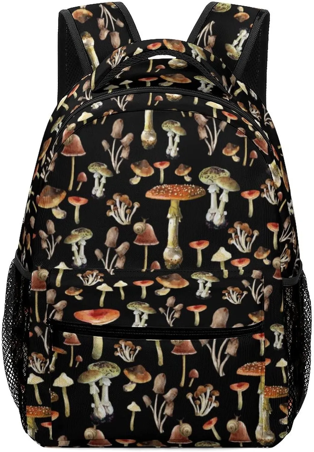Aparajita Vintage Mushroom Collage School Backpack Gifts Fashion Travel Laptop Backpack for Men Women Teenagers Children
