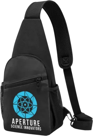 Aperture Science Sling Bag Crossbody Backpack Shoulder Casual Daypack Bags for Men Women