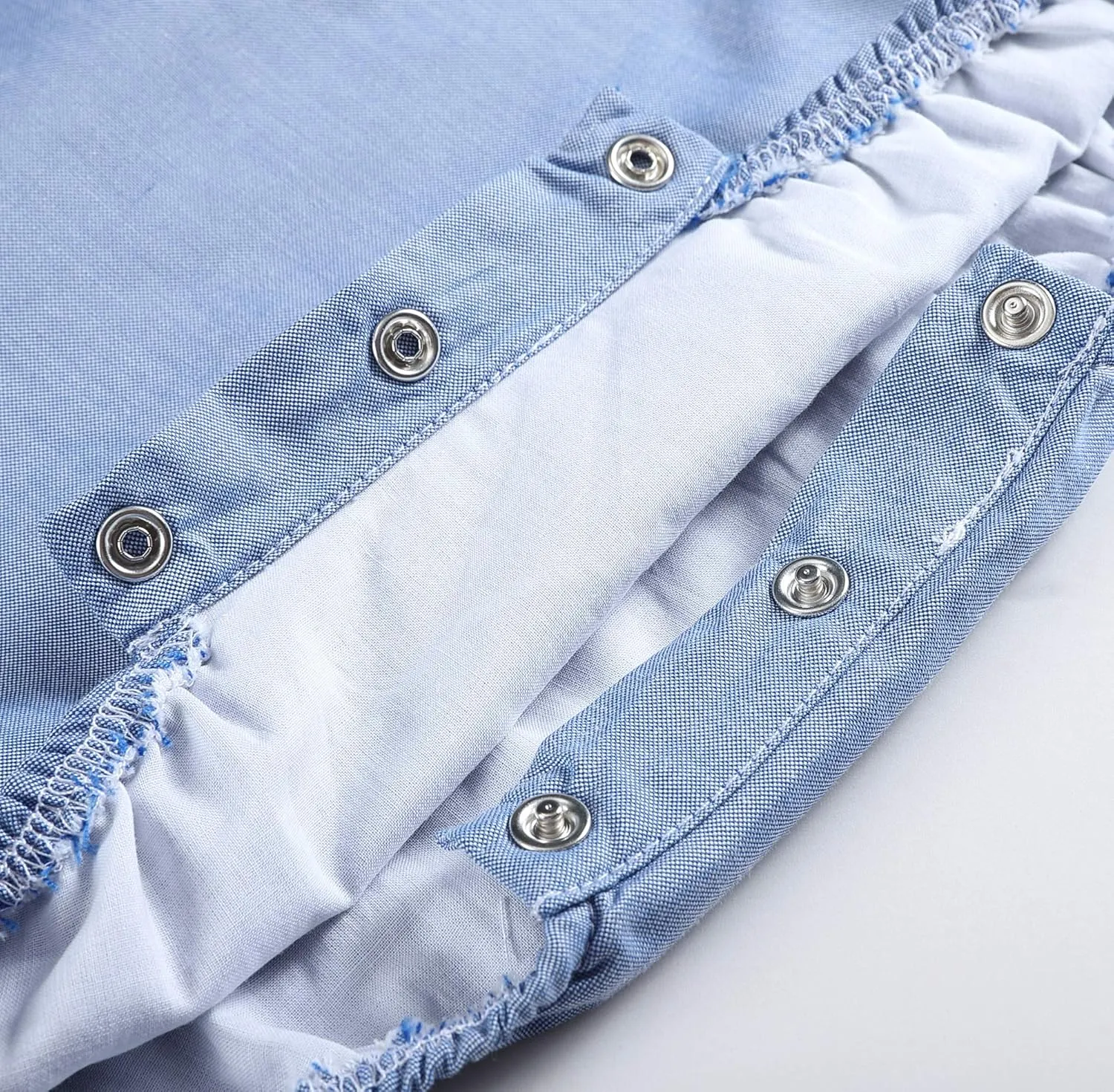 Baby & Toddler Boys and Girls Seersucker or Gingham One-Piece Bubble Romper