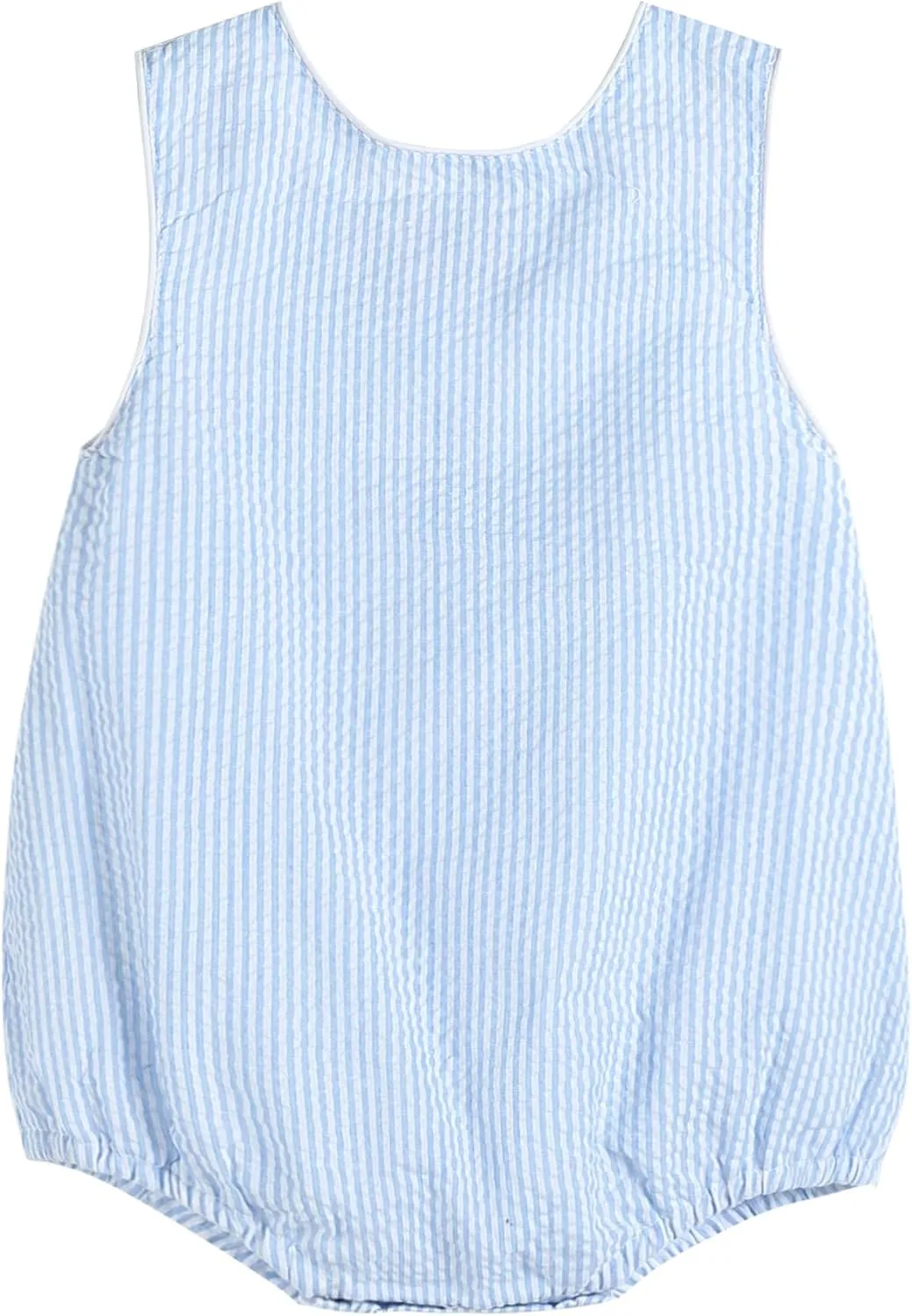 Baby & Toddler Boys and Girls Seersucker or Gingham One-Piece Bubble Romper