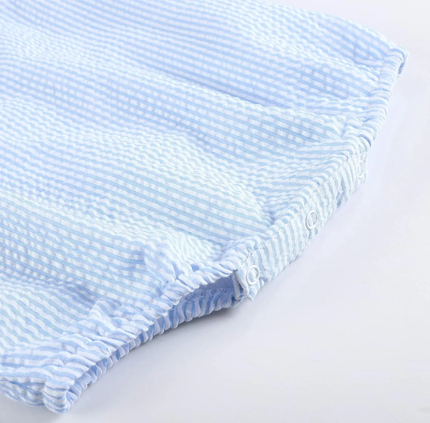 Baby & Toddler Boys and Girls Seersucker or Gingham One-Piece Bubble Romper