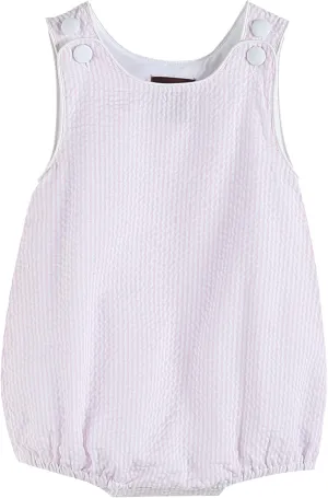Baby & Toddler Boys and Girls Seersucker or Gingham One-Piece Bubble Romper
