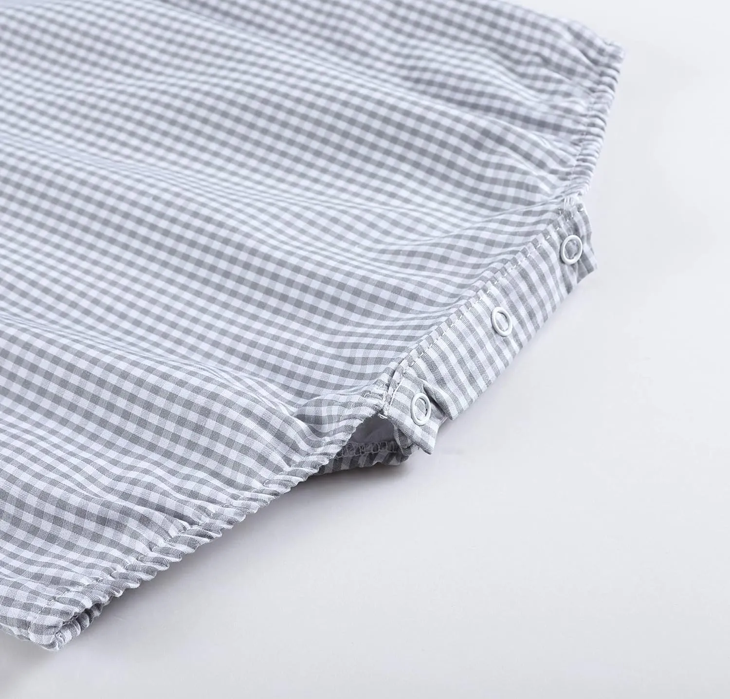 Baby & Toddler Boys and Girls Seersucker or Gingham One-Piece Bubble Romper