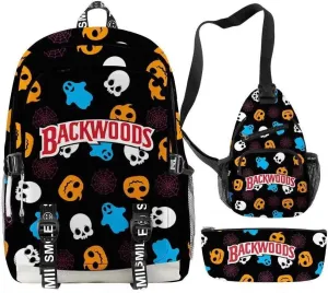 Backwoods Backpack, Backwoods Laptop Bag School Bag Travel Shoulder Bag Book Bags (BB)