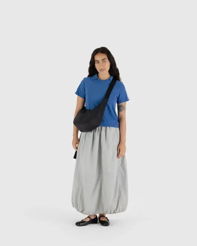 Baggu Medium Nylon Crescent Bag 47" - Black