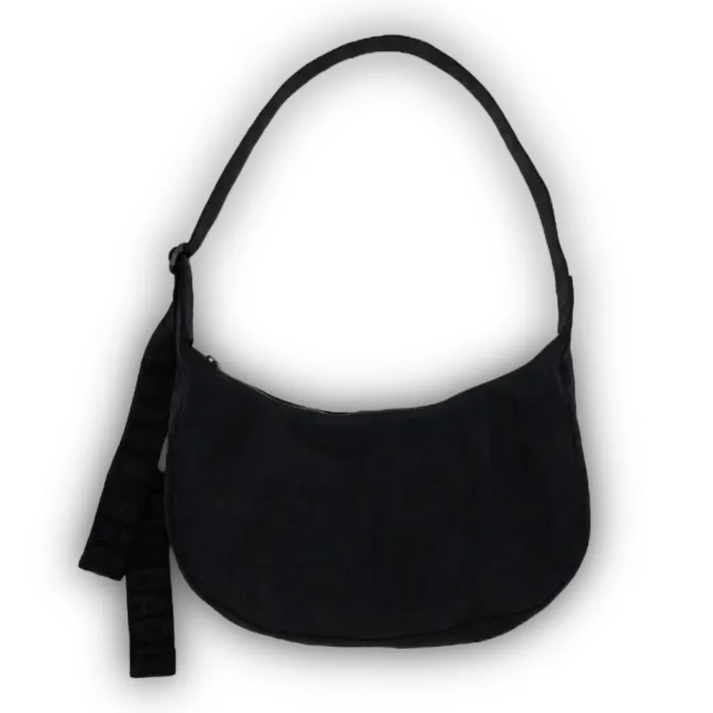 Baggu Medium Nylon Crescent Bag 47" - Black