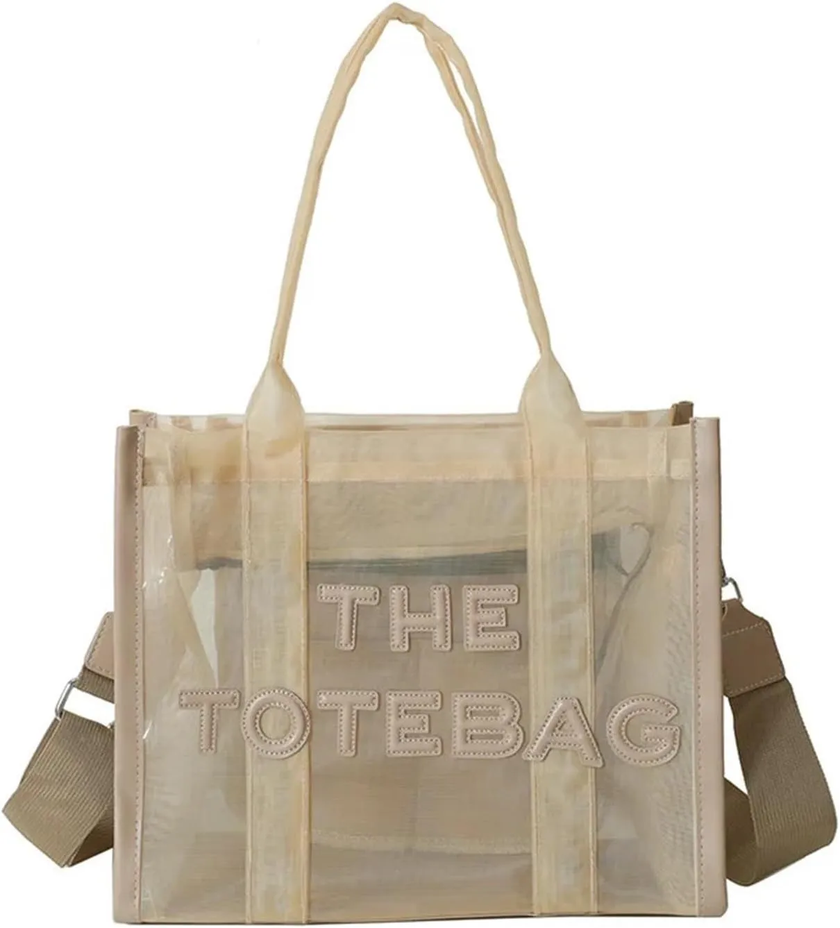 bags SwiftBuy The Tote Bag For Women Designer Bag Clear Handbags Shopping Pink Transparent Shoulder Messenger Beach Hand Bags