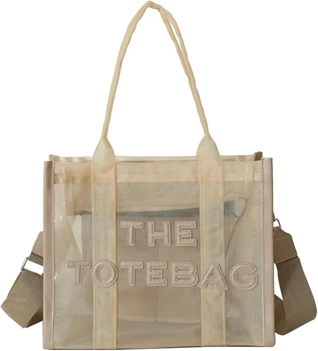 bags SwiftBuy The Tote Bag For Women Designer Bag Clear Handbags Shopping Pink Transparent Shoulder Messenger Beach Hand Bags