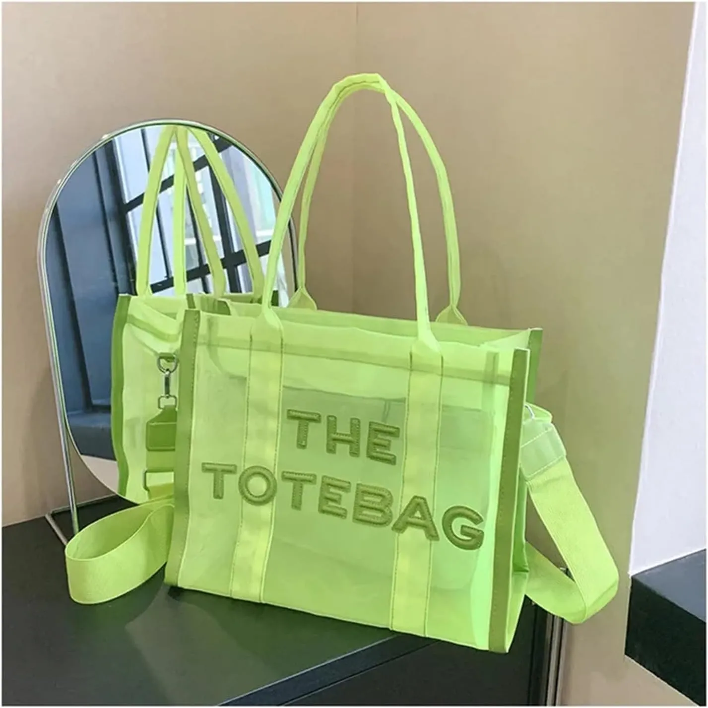 bags SwiftBuy The Tote Bag For Women Designer Bag Clear Handbags Shopping Pink Transparent Shoulder Messenger Beach Hand Bags