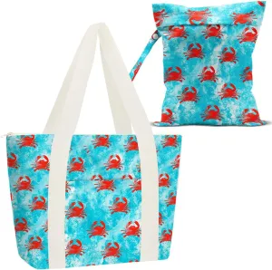 Beach Bags Wet Bag for Swimsuit Tote Bag for Friends Travel Gifts, Aloha Bags Waterproof Vacation Essential