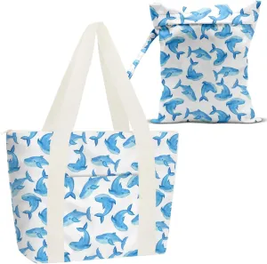 Beach Bags Wet Bag for Swimsuit Tote Bag for Friends Travel Gifts, Aloha Bags Waterproof Vacation Essential