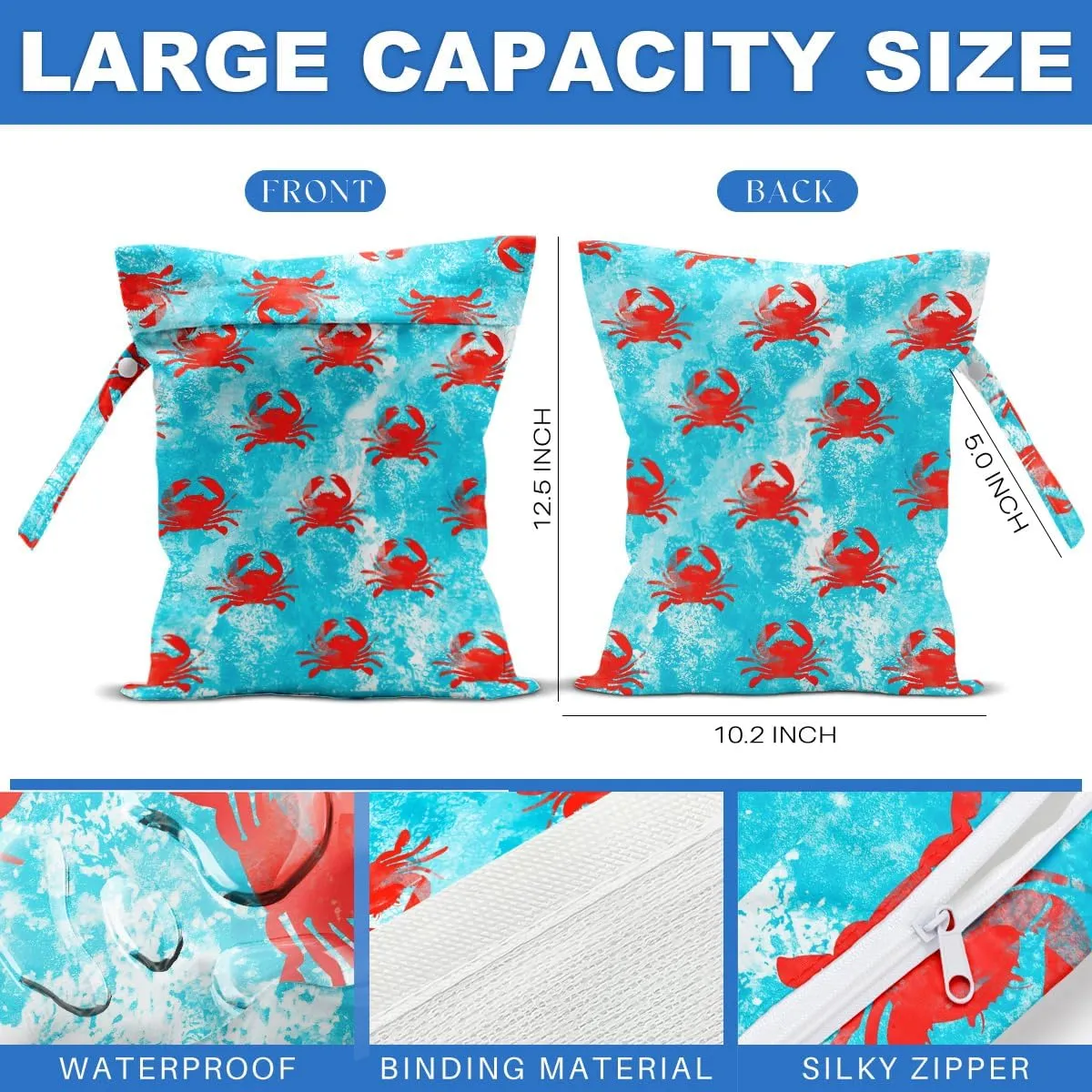 Beach Bags Wet Bag for Swimsuit Tote Bag for Friends Travel Gifts, Aloha Bags Waterproof Vacation Essential