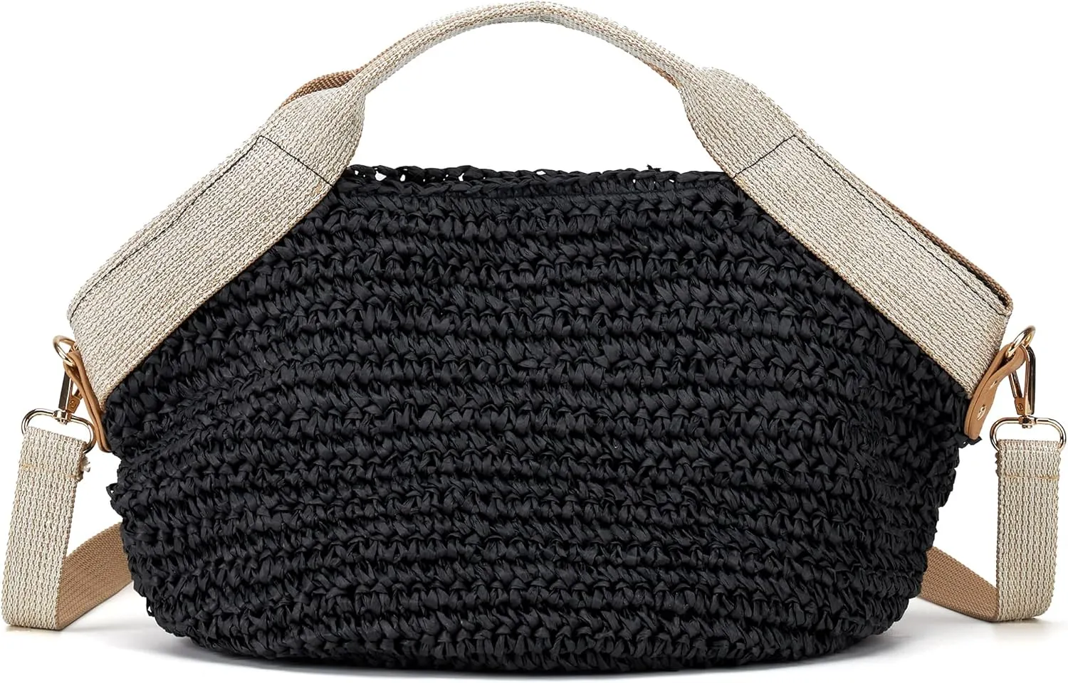 Beach Straw Purse For Women Crossbody Bag Cute Handbags Lightweight Shoulder Bag For Summer Vacation Holiday