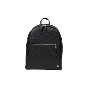 Black Polyester Backpack