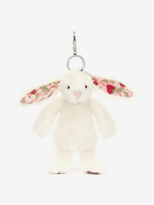 Blossom Bunny 'Berry' Bag Charm in Ivory (18cm)
