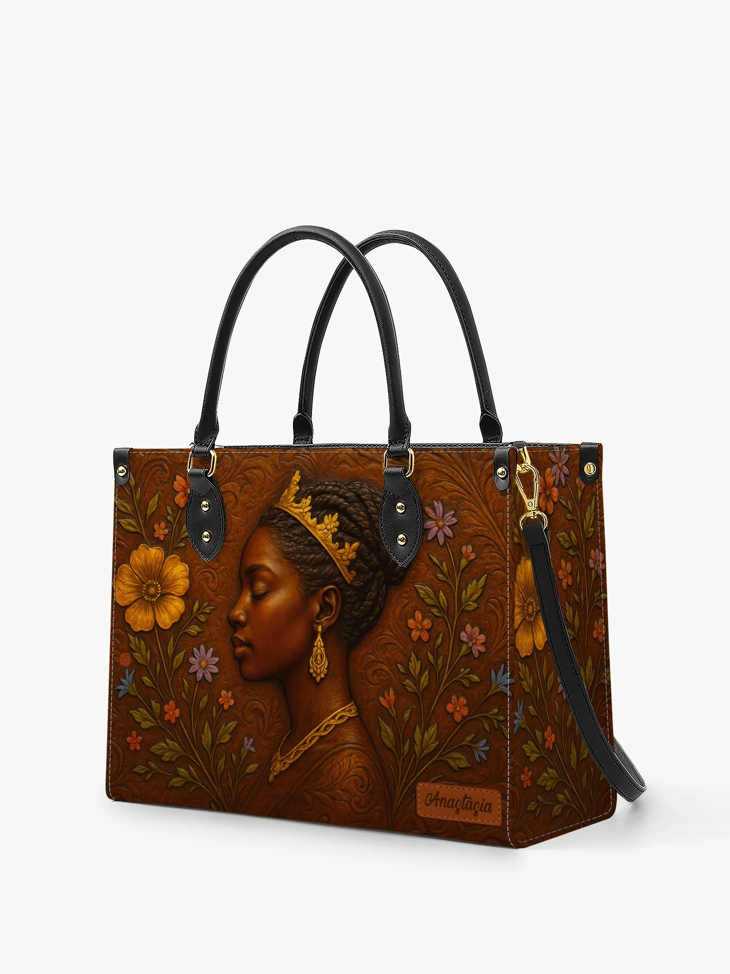 Blossoming Elegance Premium Leather Handbag