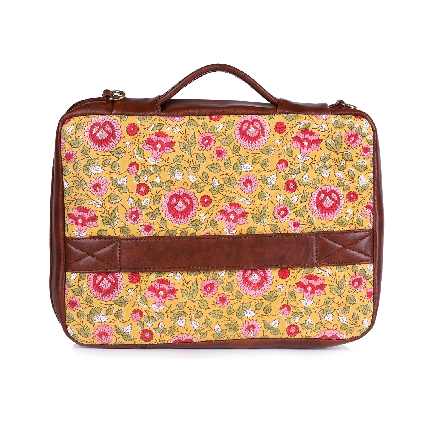 BLOSSOMING ROSES IN BASANT LAPTOP SLEEVE BAG 13″