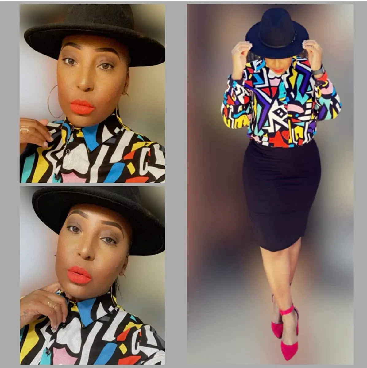Blouses for Women Fashion, Long Sleeve Button Down Shirts Dressy Casual Tops