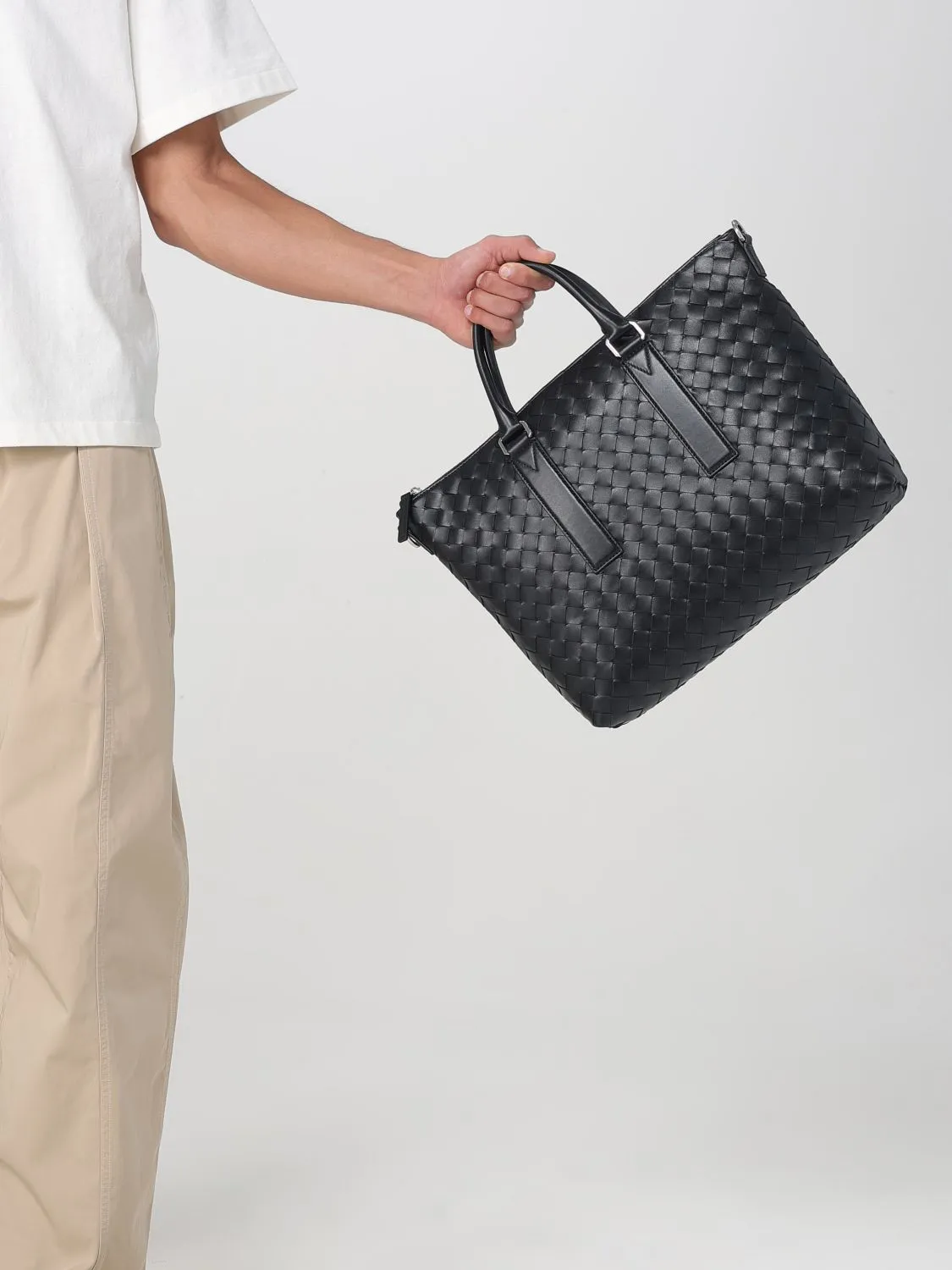 Bottega Veneta Shoulder Bag Men Black