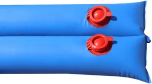Buffalo Blizzard Blue 10-Foot Long Double Chamber Water Bags | 6 Pack | 22-Gauge Heavy-Duty Vinyl Material | Secures Winter Cover to Rectangular Swimming Pools