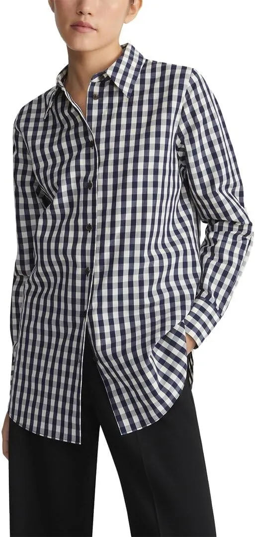 Button Front Oversized Shirt