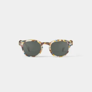 #C Blue Tortoise Sunglasses