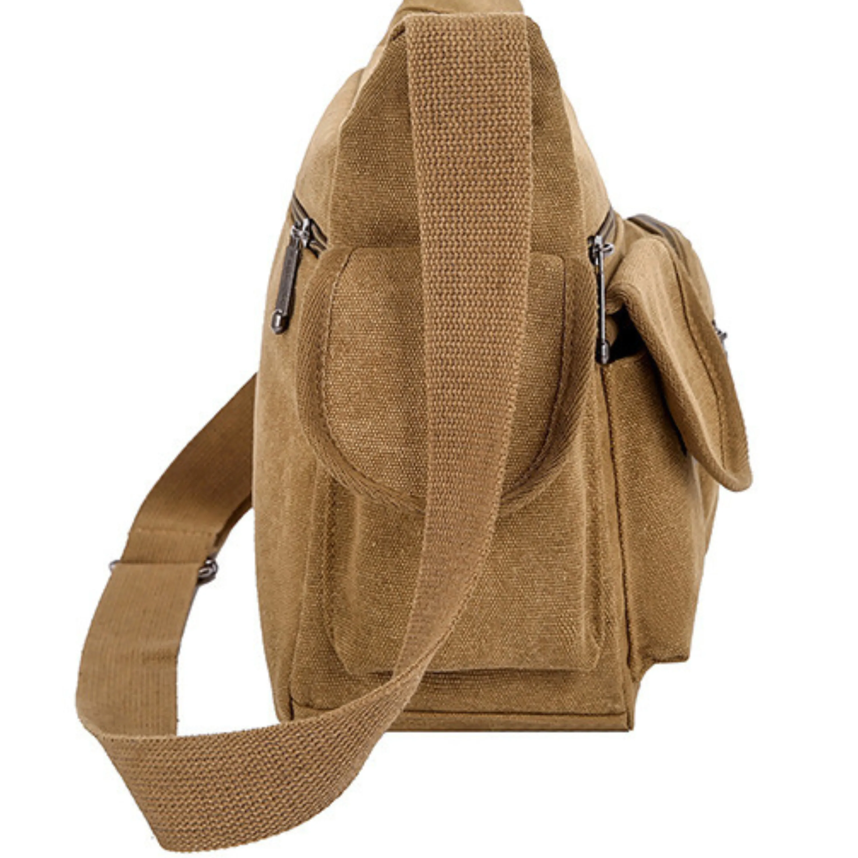 Canvas Cross Body Messenger Bag for Men & Women