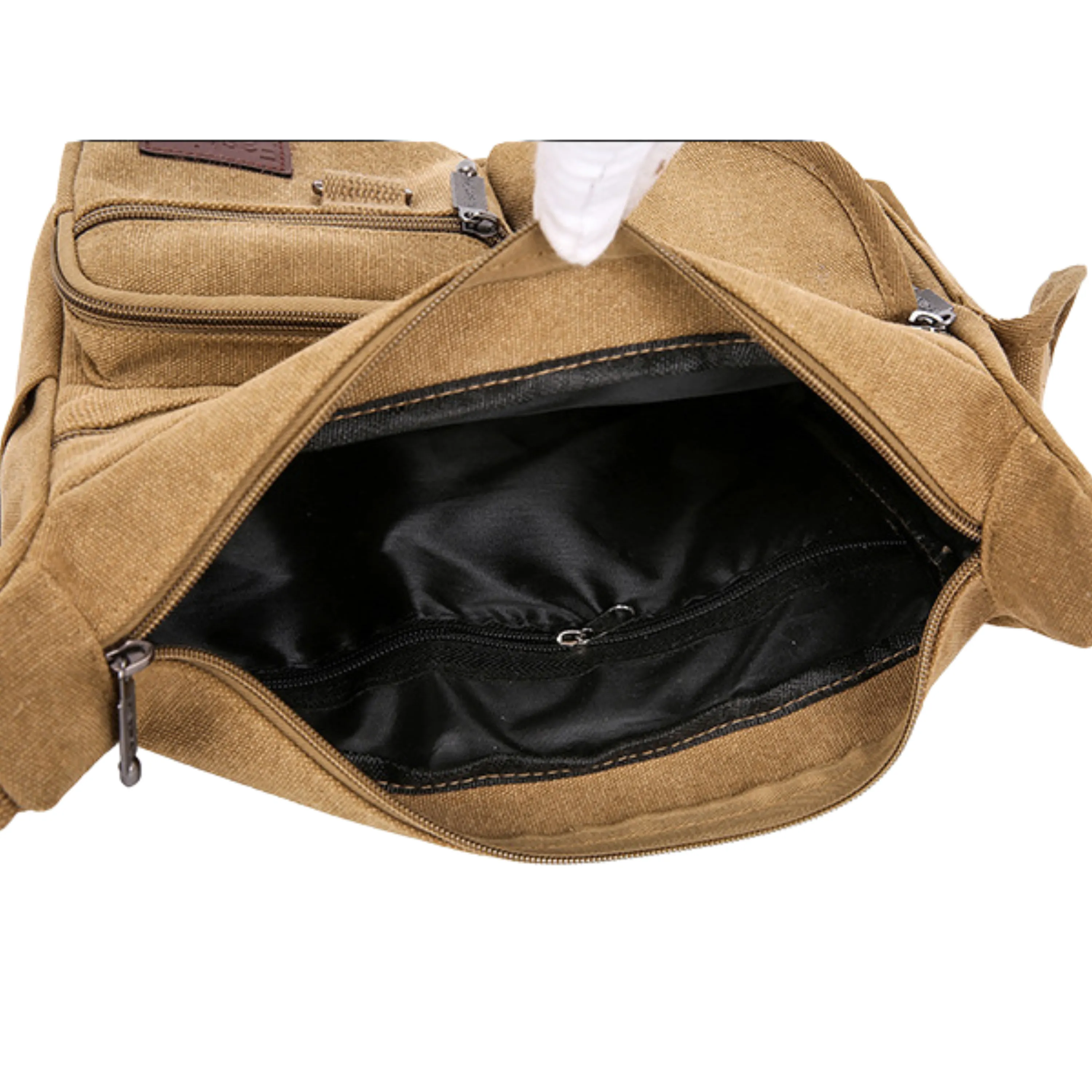 Canvas Cross Body Messenger Bag for Men & Women