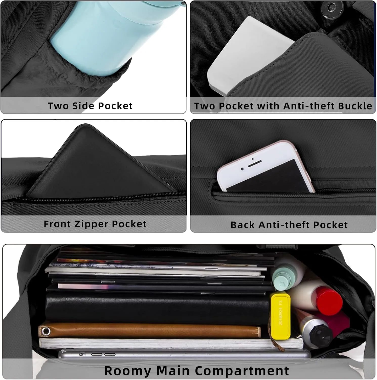 Canvas Messenger Bag for Men Women,Crossbody Shoulder Bag Travel Messenger Canvas Shoulder Work Daily Vintage