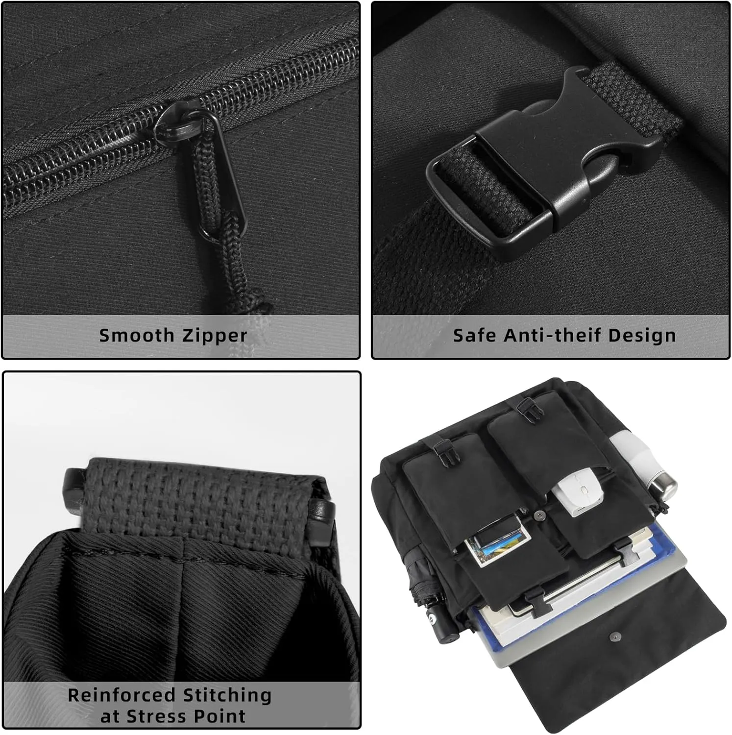 Canvas Messenger Bag for Men Women,Crossbody Shoulder Bag Travel Messenger Canvas Shoulder Work Daily Vintage