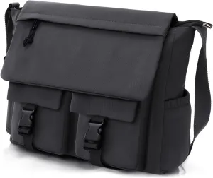 Canvas Messenger Bag for Men Women,Crossbody Shoulder Bag Travel Messenger Canvas Shoulder Work Daily Vintage
