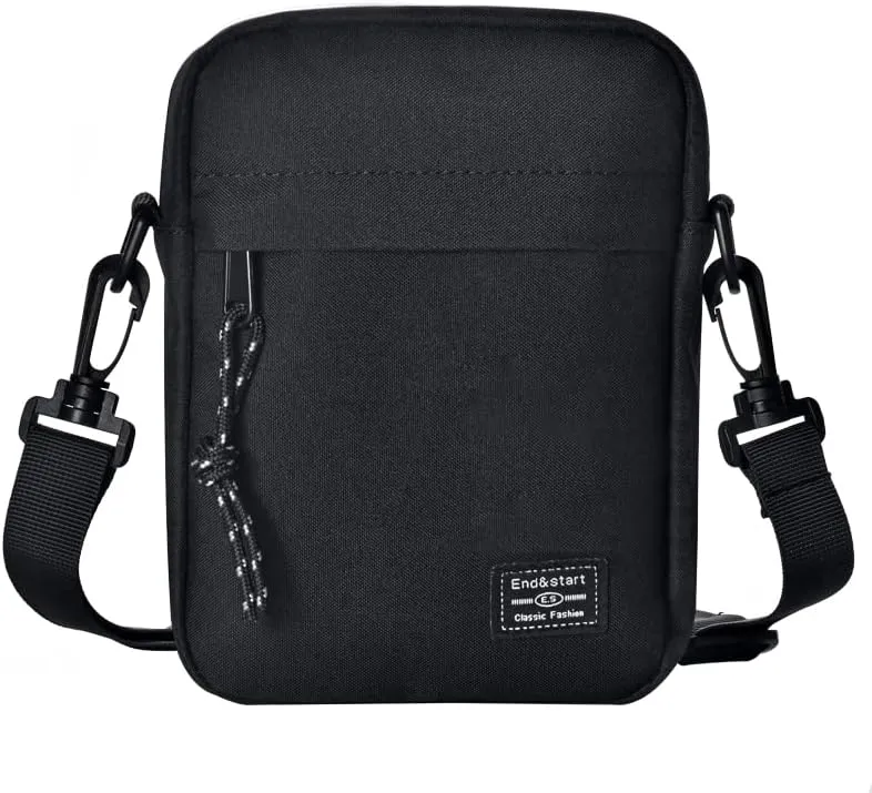 Cell Phone Shoulder Bag for Men, Crossbody Cell Phone Purse, Smartphone Shoulder Bags Waterproof Zipper Pocket Mobile Phone Cross Body Pouch Wallet Sling Bags Shoulder Strap Handbag Mini Messenger Bag