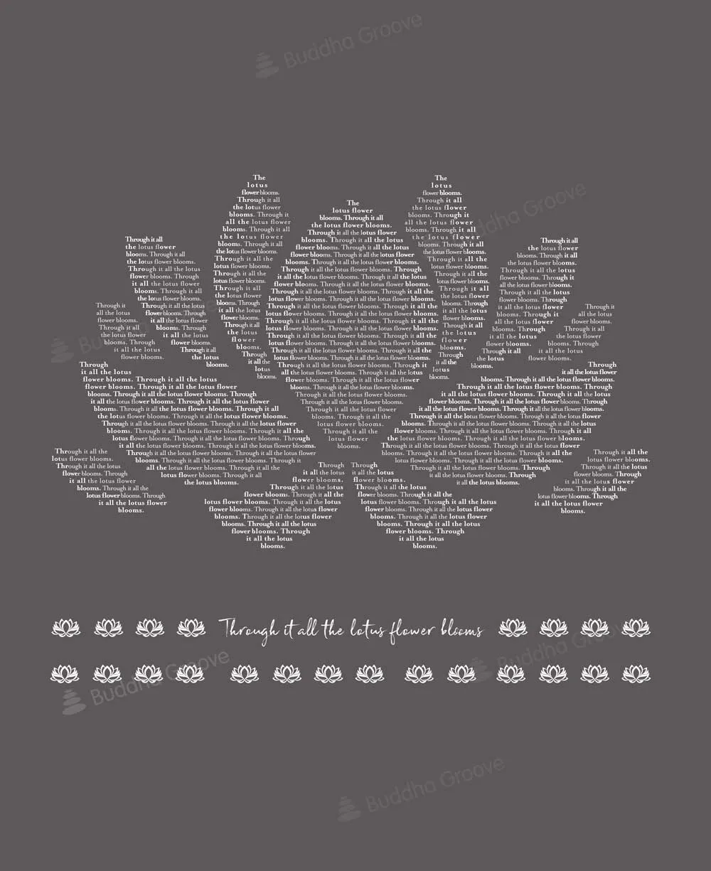 Certified Fairtrade Organic Cotton Lotus Long Sleeve Tee