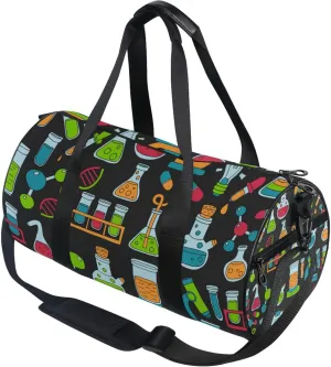 Chemistry Pharmacology Natural Sciences Gym Duffle Bag for Women Men Sports Fitness Bag Workout Travel Gymnastics Dance