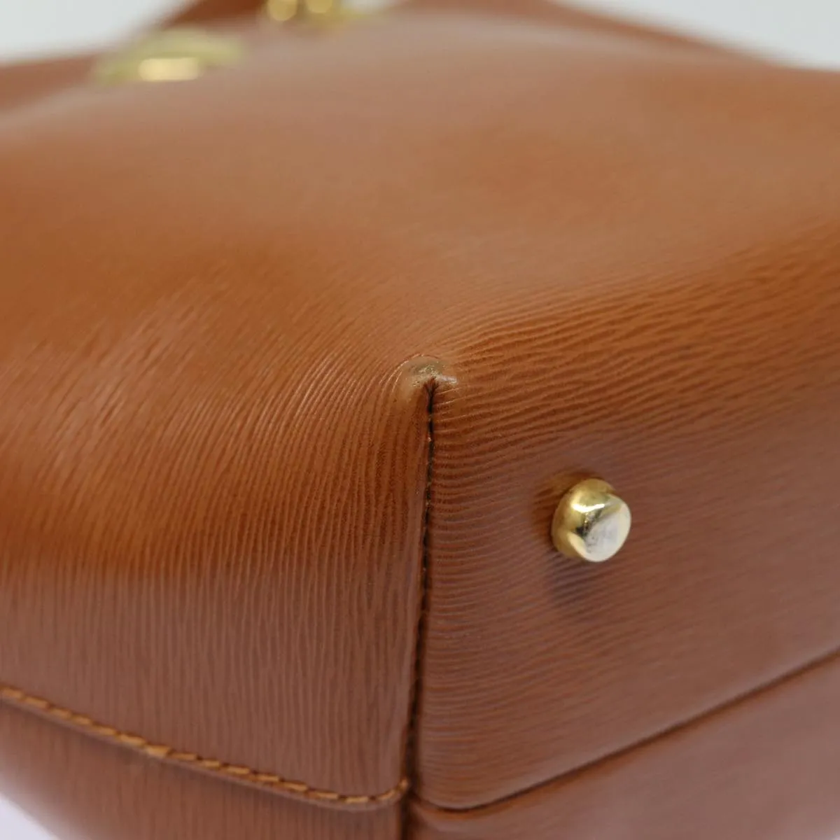Chloe Chain Shoulder Bag Leather Brown yk13311