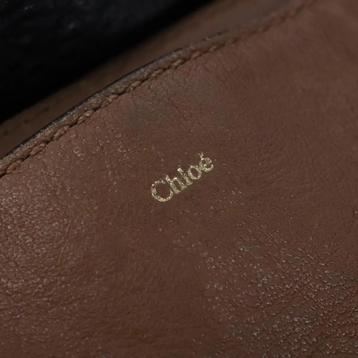 Chloe Elsie Shoulder Bag Leather Beige 106618