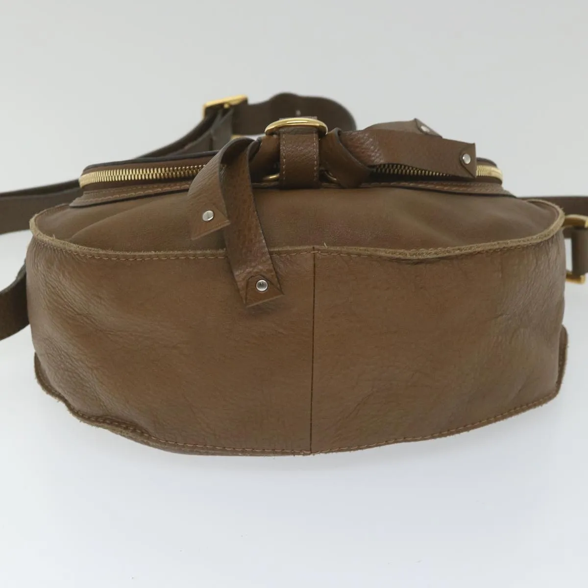 Chloe Mercy Shoulder Bag Leather Brown 58160