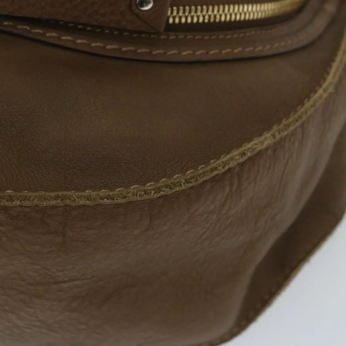 Chloe Mercy Shoulder Bag Leather Brown 58160