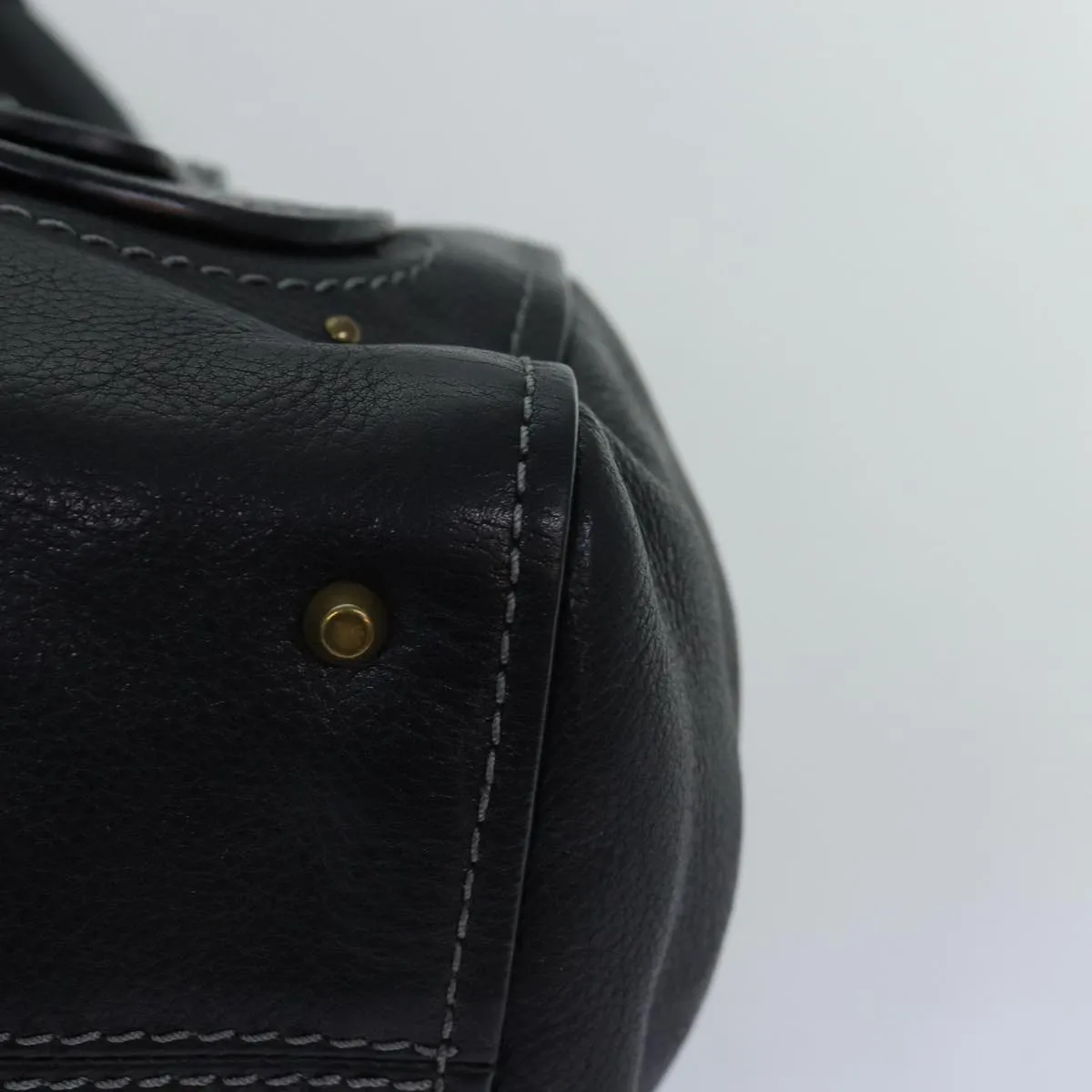 Chloe Paddington Shoulder Bag Leather Black yk12335